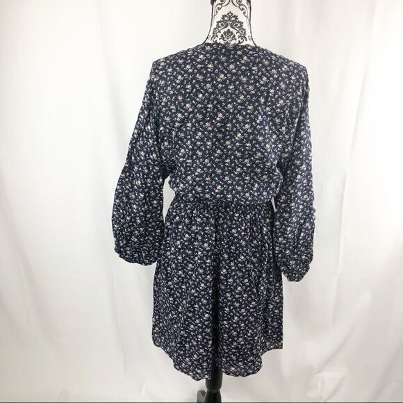 Joie Galani Balloon Sleeve Floral Midi Dress - Picture 8 of 10